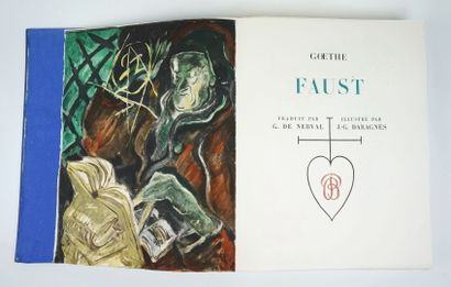 null GOETHE (Johann Wolfgang Von): Faust. Translated by G. de Nerval. Illustrated...
