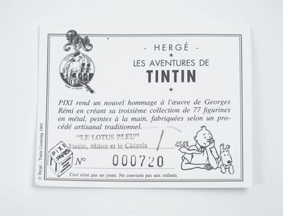 null PIXI - TINTIN et le Lotus bleu. 
Tintin, Milou et le chinois. Pixi 4541. 1993

Trois...