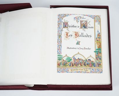 null PISAN (Christine de): Les Ballades. Prestige edition, translation by Joseph...