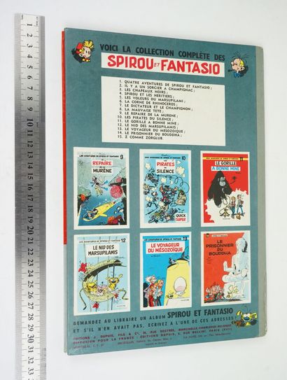 null SPIROU and FANTASIO - 15

Z for Zorglub. 

First edition. Gray laminated spine...