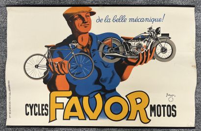 FAVOR 
Affiche Cycles et Motos 