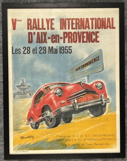 5th Aix-en-Provence International Rally 1955...