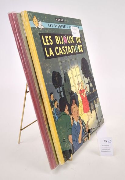 null TINTIN

Deux albums dos rond, en état moyen : 

Bijoux de la Castafiore

Tintin...