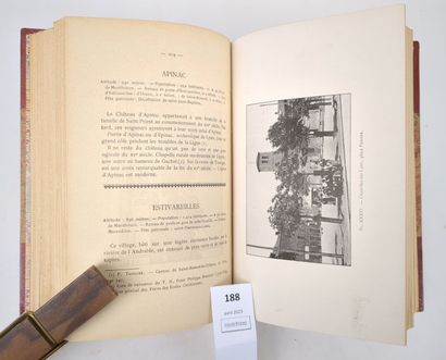 null [Forez]. FAURE (F.-M.) - Monographie des communes de l'Arrondissement de Montbrison....