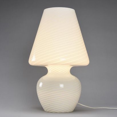 null MURANO WORK

Table lamp Fungo model in hand-blown glass of one piece with white...