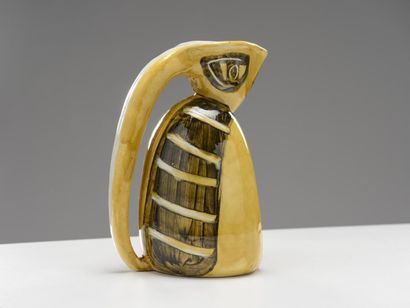 null Boleslaw DANIKOWSKI (1928 - 1979)

Pitcher with a large handle in red earthenware...