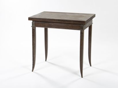 null Francisque CHALEYSSIN (1872 - 1951) 

Rectangular table with four slightly curved...