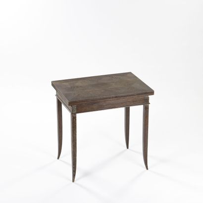 null Francisque CHALEYSSIN (1872 - 1951) 

Rectangular table with four slightly curved...