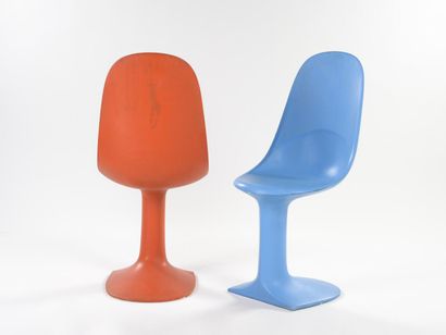 null Augusto BETTI (XX-XXI)


Suite of six chairs model Ciclope in resin molded in...