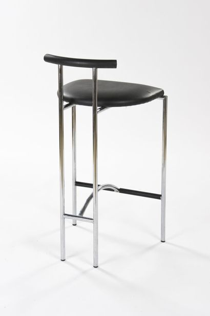 null Rodney KINSMAN (XX-XXth)

Suite of four stools model Tokyo with tubular structure...