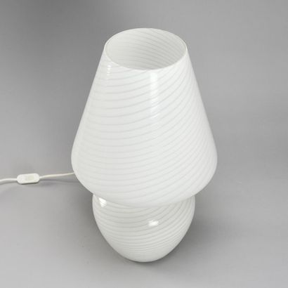 null MURANO WORK

Table lamp Fungo model in hand-blown glass of one piece with white...