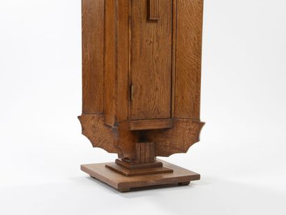 null ART DECO WORK

Column with compartments resting on a square base from which...