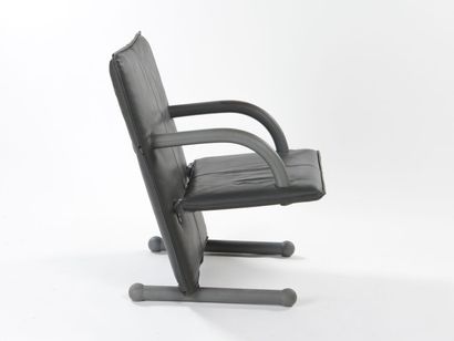 null Burkhard VOGTHERR (Né en 1942) 

Paire de fauteuils modèle T-Line à structure...