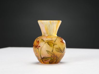 null DAUM NANCY

Vase de forme renflée à col très ouvert en verre doublé à décor...