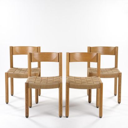 null Robert (BORN IN 1931) & Trix HAUSSMANN (1933-2020)

Suite of four chairs model...