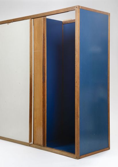 null André SORNAY (1902-2000)

Cupboard with system of assembly known as Tigettes...