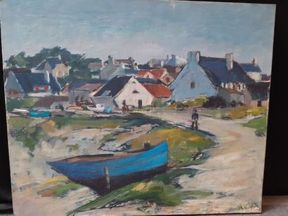 René LEROY (1907-1988)
Paysage de Bretagne
huile...