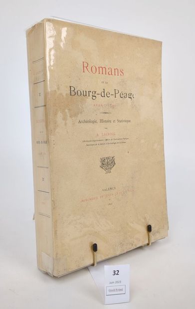(Drôme.). LACROIX (André). Romans et le Bourg-de-Péage...