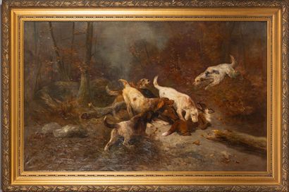 Henry Schouten (1864-1927)
La chasse au renard...