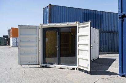Container 20 pieds aménagé en bureau de 15m2:...