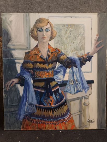 Henry BRUNARD (1912-1981)
Portrait de dame...