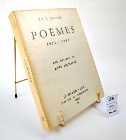 [MAGRITTE, René]. MESENS (E. L. T.). Poèmes....
