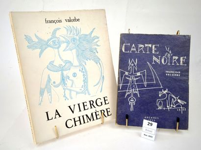 VALBORDE (François). Réunion de 2 volumes...
