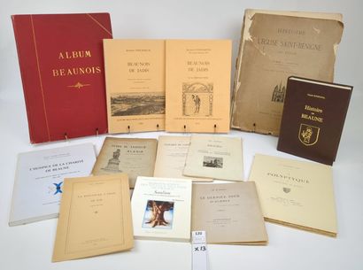 [Bourgogne] [Côte d'Or]. Réunion de 13 volumes...