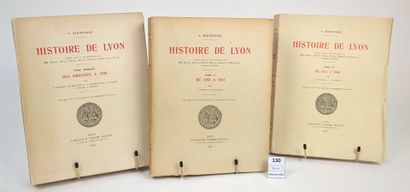 KLEINCLAUSZ (A). Histoire de Lyon. Lyon,...
