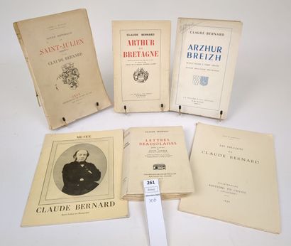 BERNARD (Claude). Réunion de 6 volumes par...