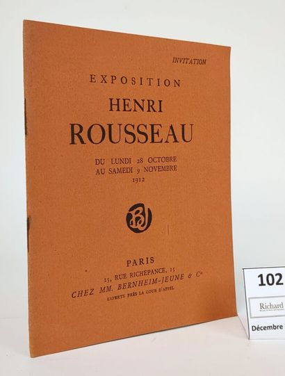 [Douanier Rousseau]. Exposition Henri ROUSSEAU,...