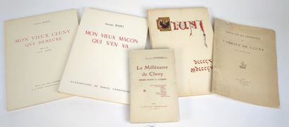 [Bourgogne] [Cluny]. Réunion de 4 volumes...