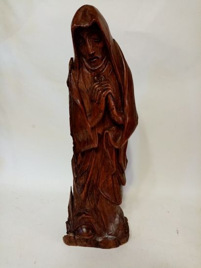 Mère de miséricorde
Sujet en chêne sculpté
H...