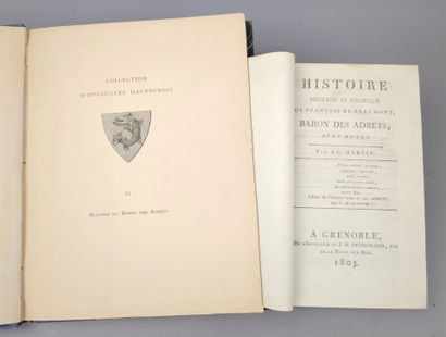 null Lot de 2 ouvrages sur le baron des Adrets et les guerres de religion en Dauphiné:
...