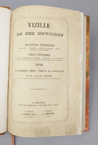 null BOURNE (Auguste). Vizille et ses environs. Description Pittoresque. Précis Historique....