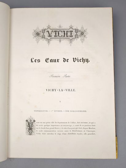null [Allier]. MICHEL (Adolphe). Vichy et ses environs. Moulins, Desrosiers et à...