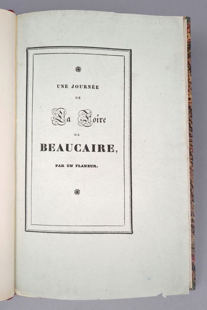 null [Provence] [Foire de Beaucaire]. Une journée à la foire de Beaucaire, par un...