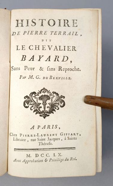 null GUYARD de BERVILLE (Guillaume-François). Histoire de Pierre Terrail, dit le...