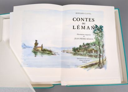 null CLAVEL (Bernard). Contes du Léman. Illustrations originales de Jean-Pierre Rémon....