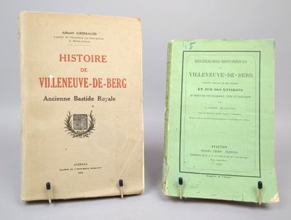 null [Ardèche]. Lot de 2 monographies consacrées à Villeneuve de Berg:

1/ GRIMAUD...