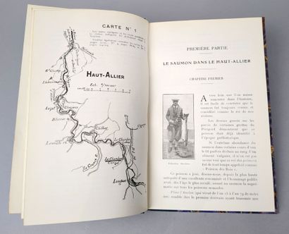 null BOYER (Henri) Le Saumon dans le Haut-Allier. Paris, l'Ancre d'Or, 1930. Un volume...