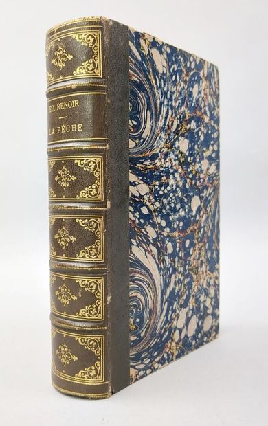 null RENOIR (Edmond). La pêche. Paris, Librairie Illustrée, s.d. [1887]. Un volume...