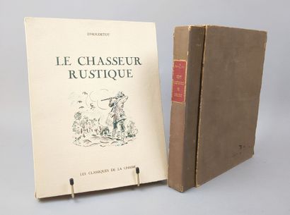 null D'HOUDETOT (Adolphe). Le chasseur rustique. Editions La Toison d'Or, Paris,...