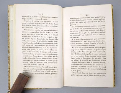 null DUPONT (Édouard). Traité de taxidermie. Paris, Parmentier, 1823. Un volume in-8,...