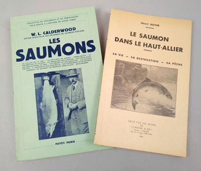 null BOYER Henri Le saumon dans le Haut-Allier. Paris, l'Ancre d'Or, 1948. Un volume...