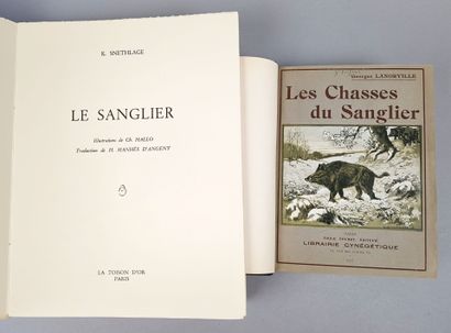 null SNETHLAGE (Karl). Le Sanglier. Traduction de H. Manhès d'Angeny. Paris, La Toison...