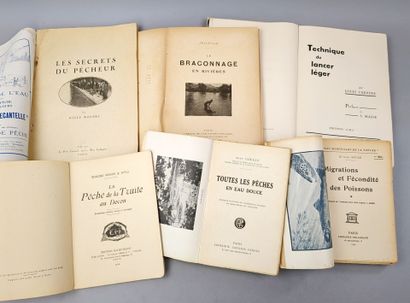 null [Pêche]. Réunion de 6 volumes brochés:

1/ ROGERS (Willy). Les secrets du Pêcheur....