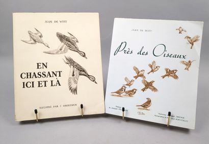 null WITT (Jean de). Réunion de 2 volumes:

1/ Près des oiseaux. Préface par Jacques...