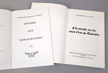 null VAZEILLES (Charles de). Réunion de 2 volumes in-8 brochés:

1/ Souvenirs d'un...