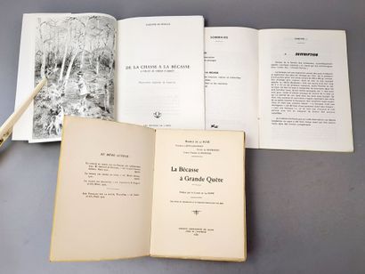 null [Bécasse]. Réunion de 3 volumes:

1/ LA FUYE (M.), APPLAINCOURT (Vicomte d'),...